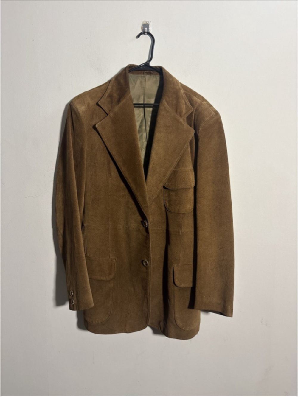 VINTAGE MEN’S MCGREGOR SPORTSWEAR BRAZIL LEATHER COAT JACKET SIZE 42 LONG L
